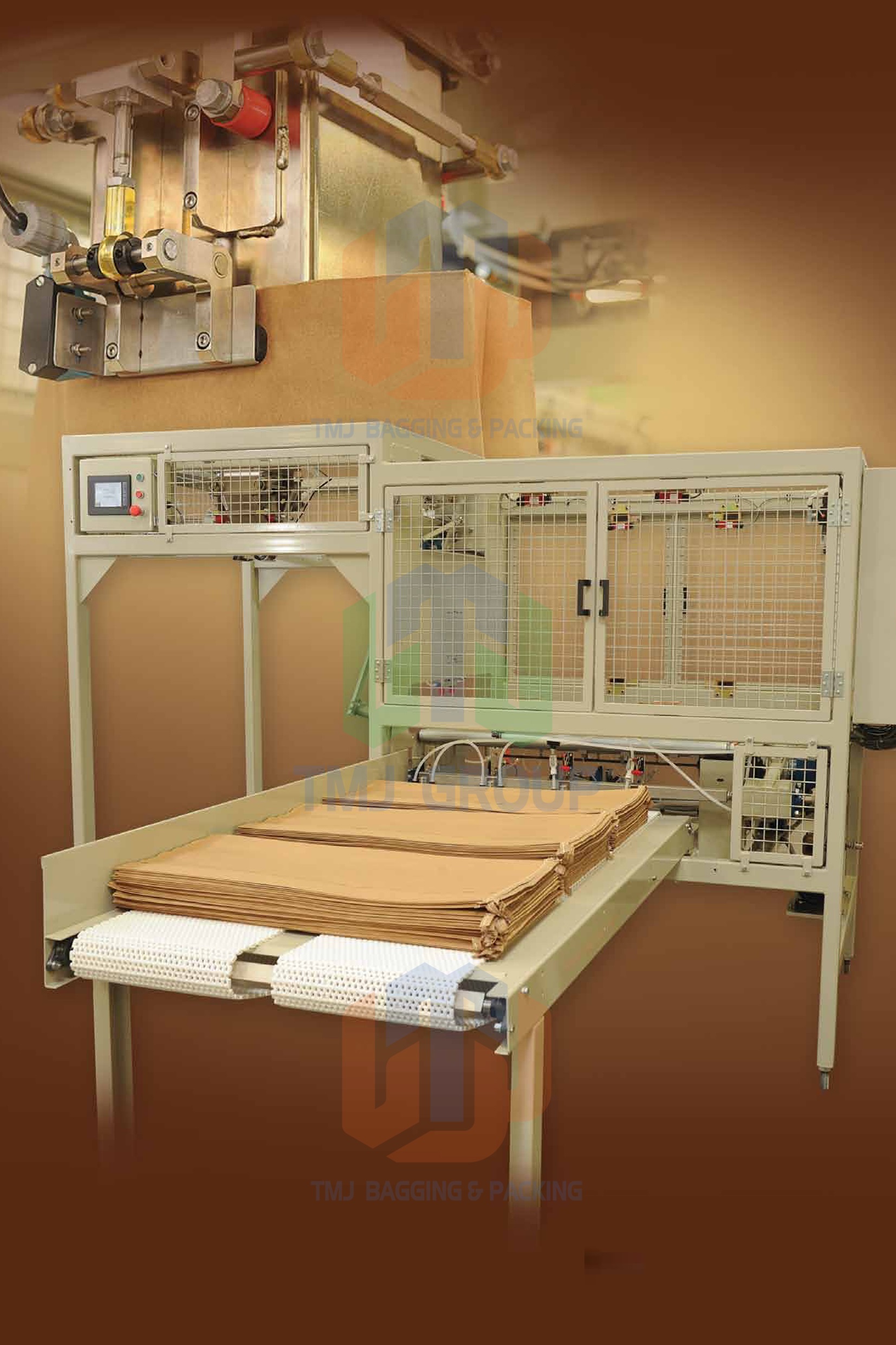 Máy đóng bao tự động phần cấp lấy bao