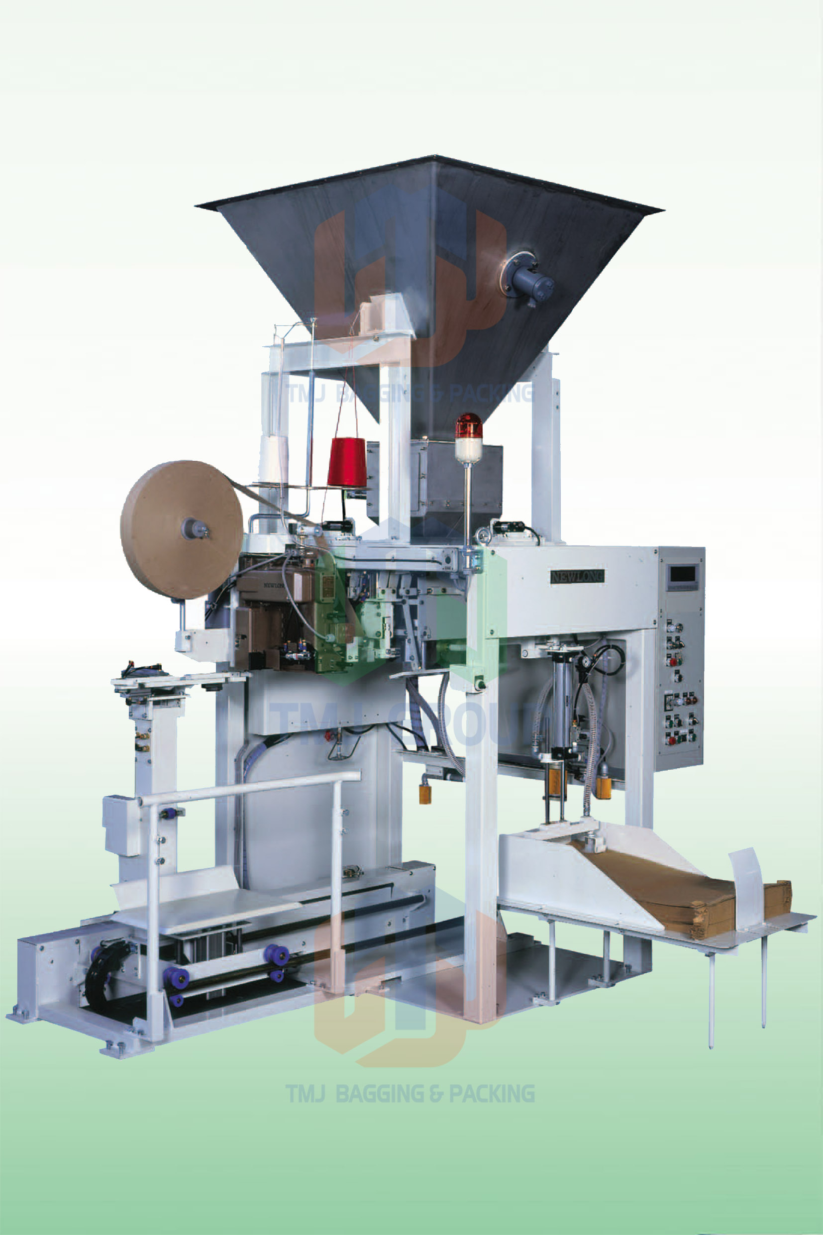 Máy đóng bao tự động trong ngành hạt nhựa