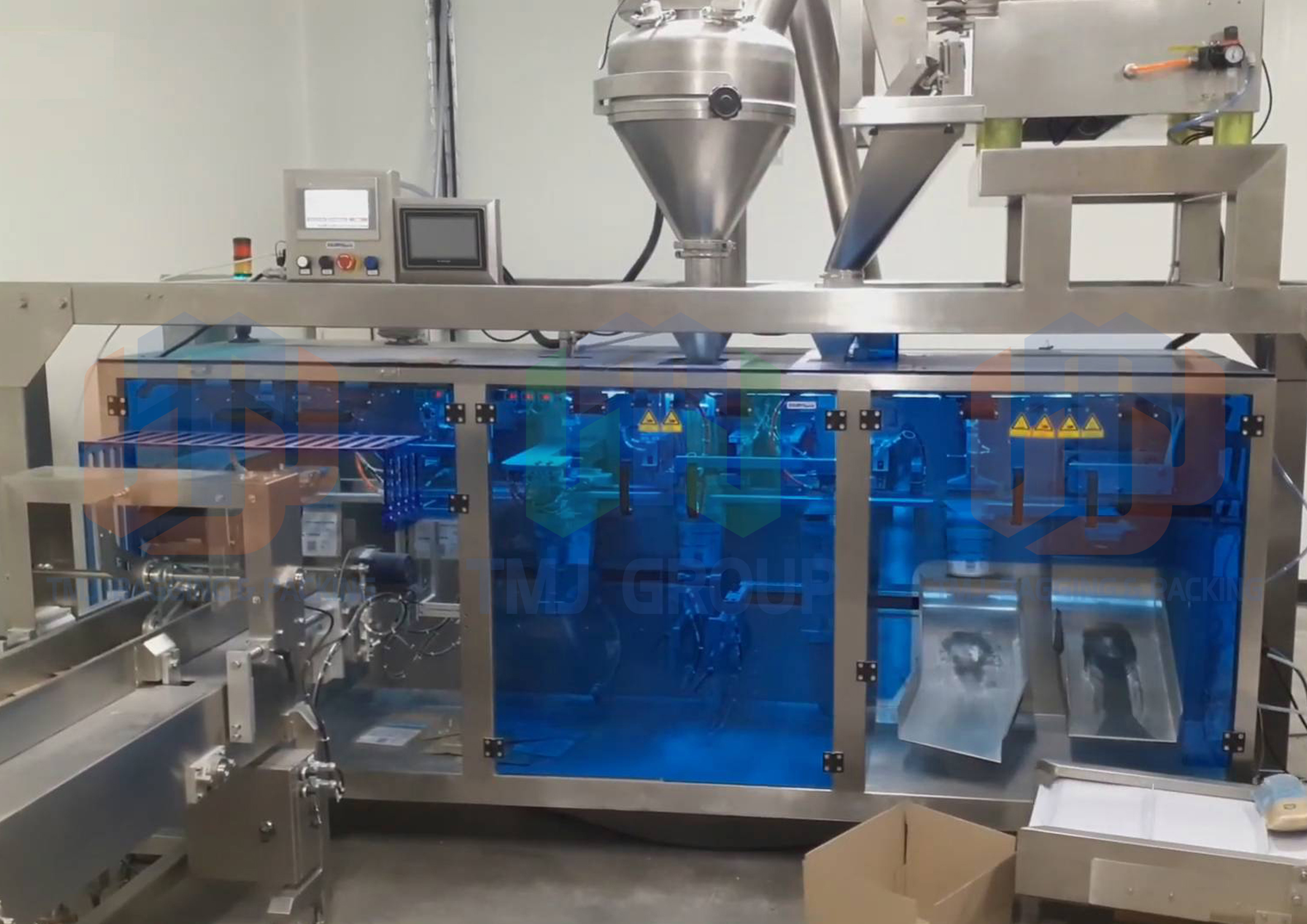 Máy đóng gói tự động túi rời nhiều trạm công suất cao
