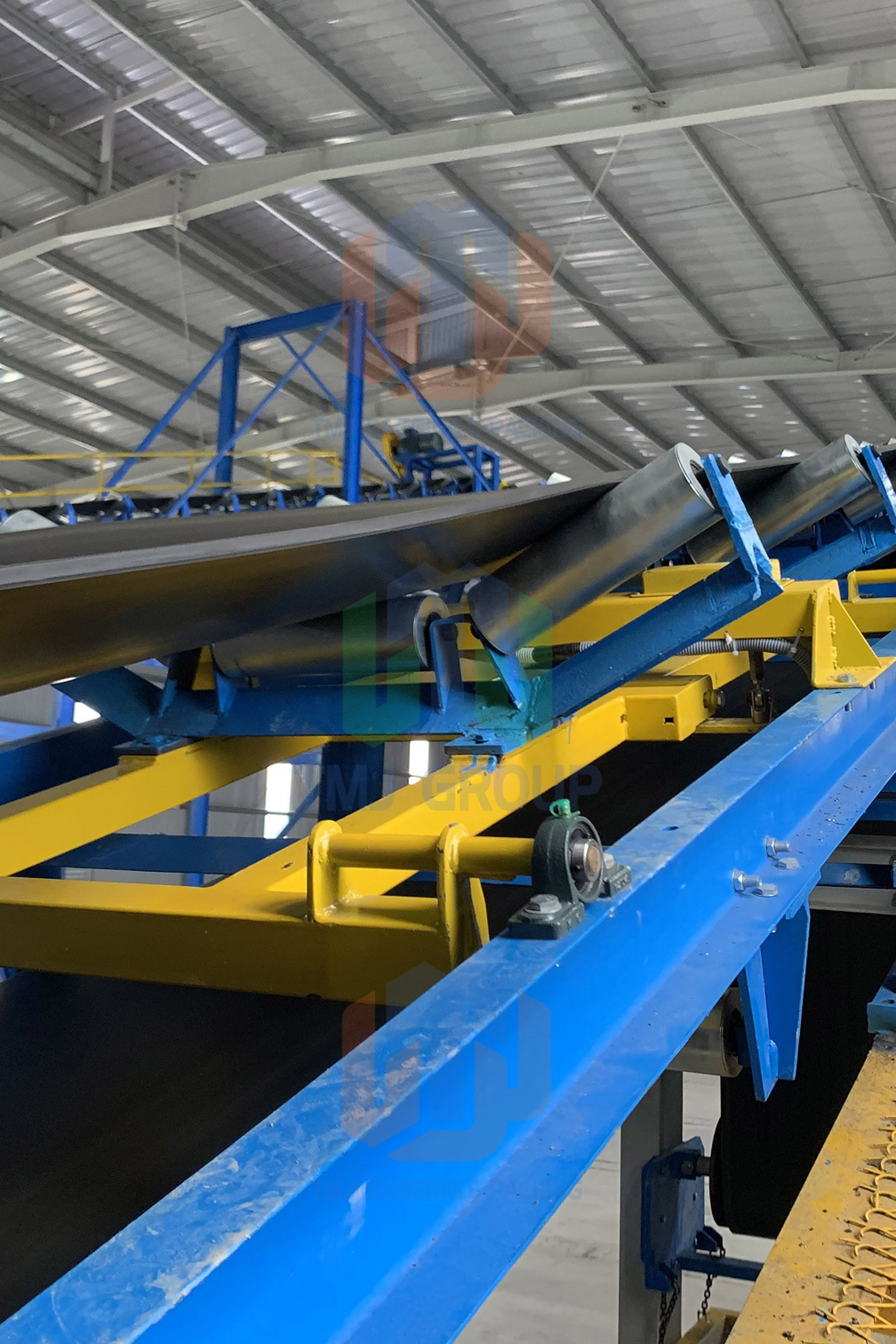 Cân định lượng cân băng tải liên tục vật liệu rời