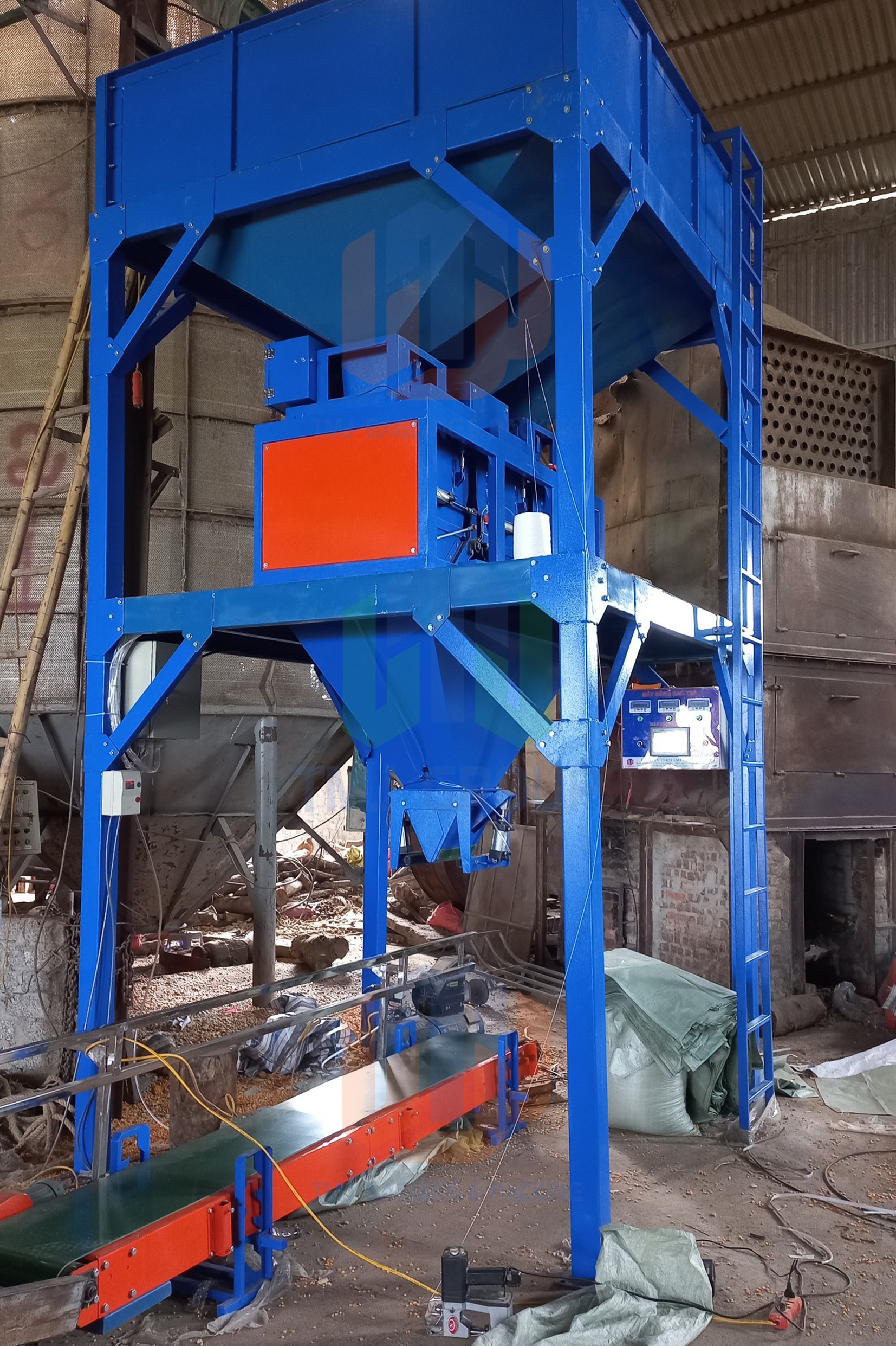 Máy cân đóng bao lúa gạo, phân bón NPK công suất cao