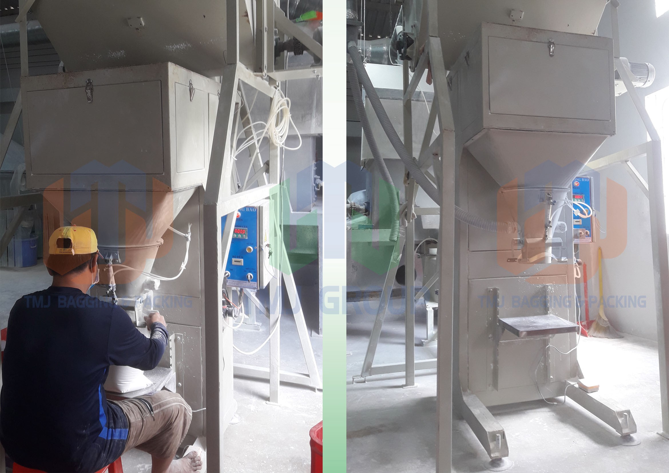 Máy đóng gói bán tự động định lượng vít tải