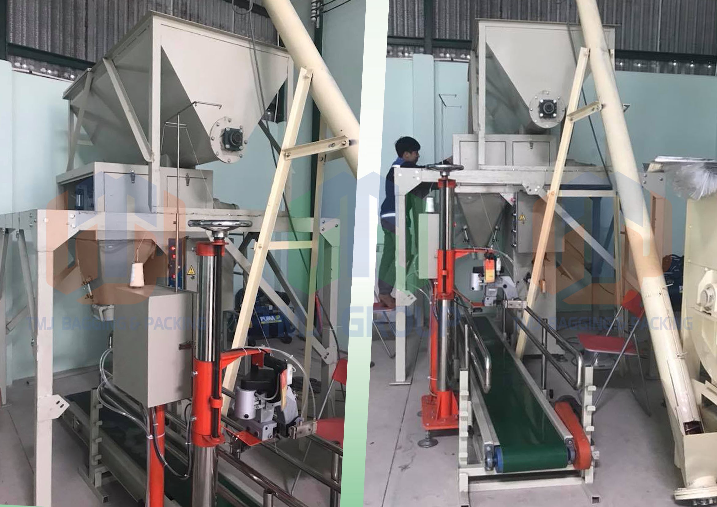 Máy đóng gói bán tự động định lượng vít tải