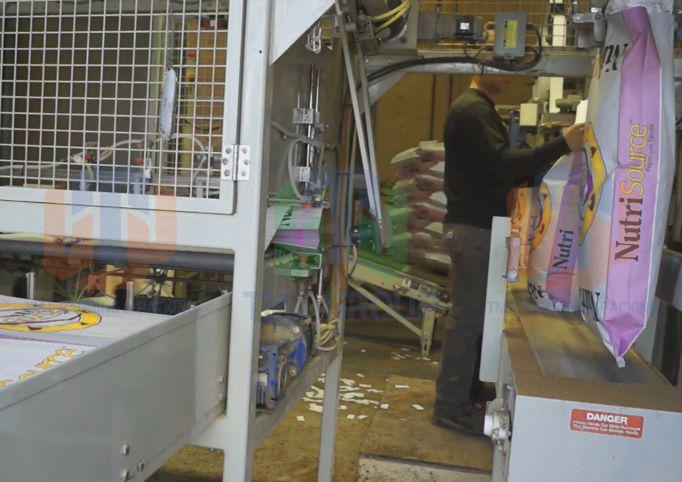 Máy đóng bao tự động phần cấp lấy bao