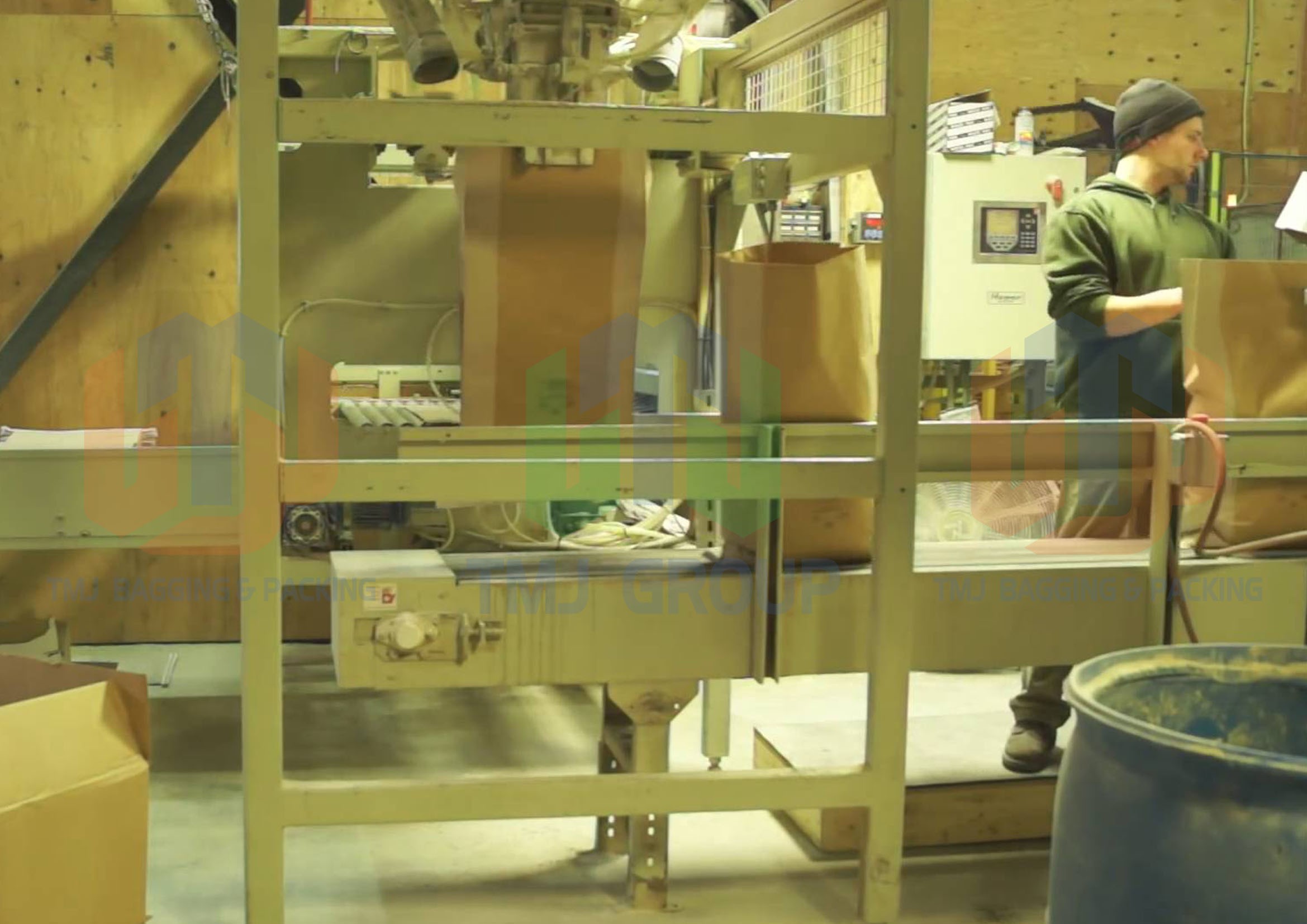 Máy đóng bao tự động phần cấp lấy bao