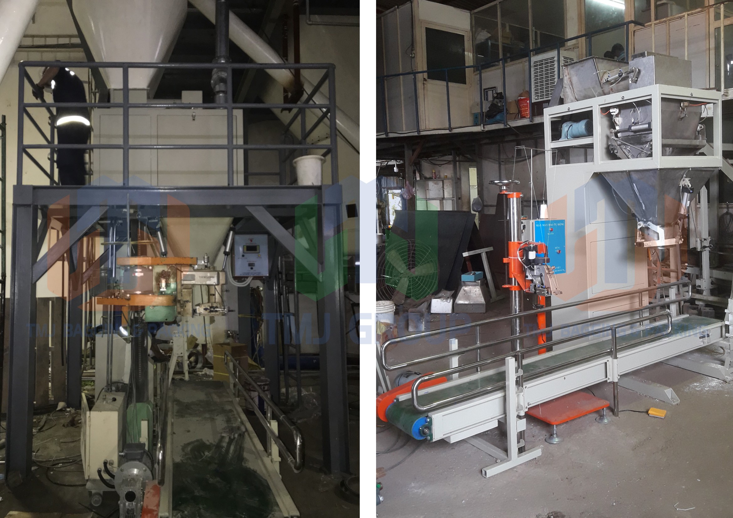 Máy cân đóng bao nguyên liệu dạng bột