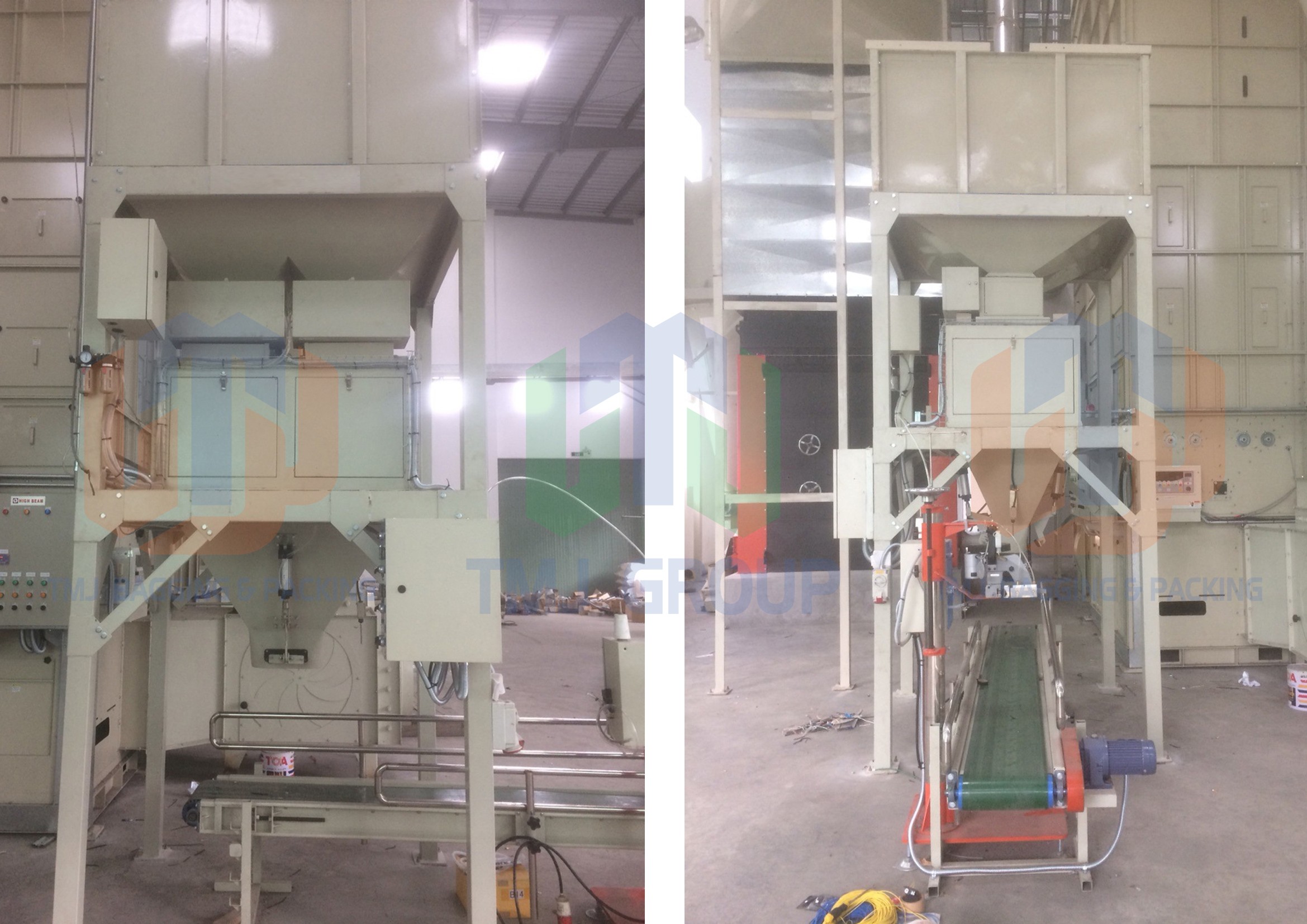 Máy cân đóng bao cám viên và nguyên liệu dạng hạt