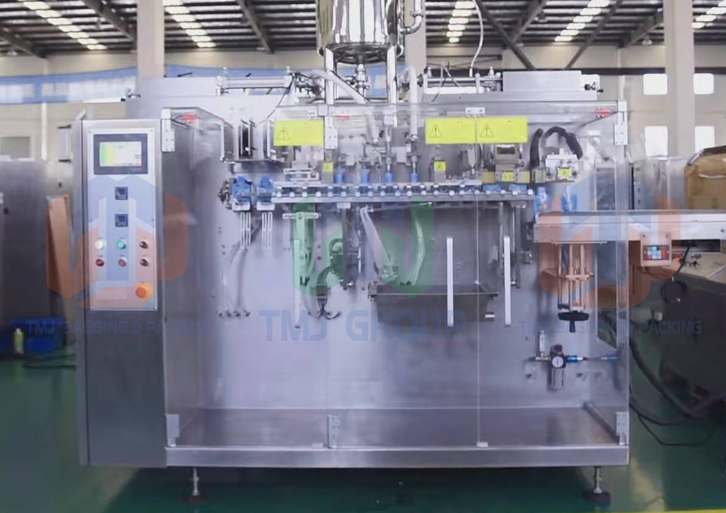 Máy đóng gói tự động túi rời công suất cao, cấp 1 lần 2 túi