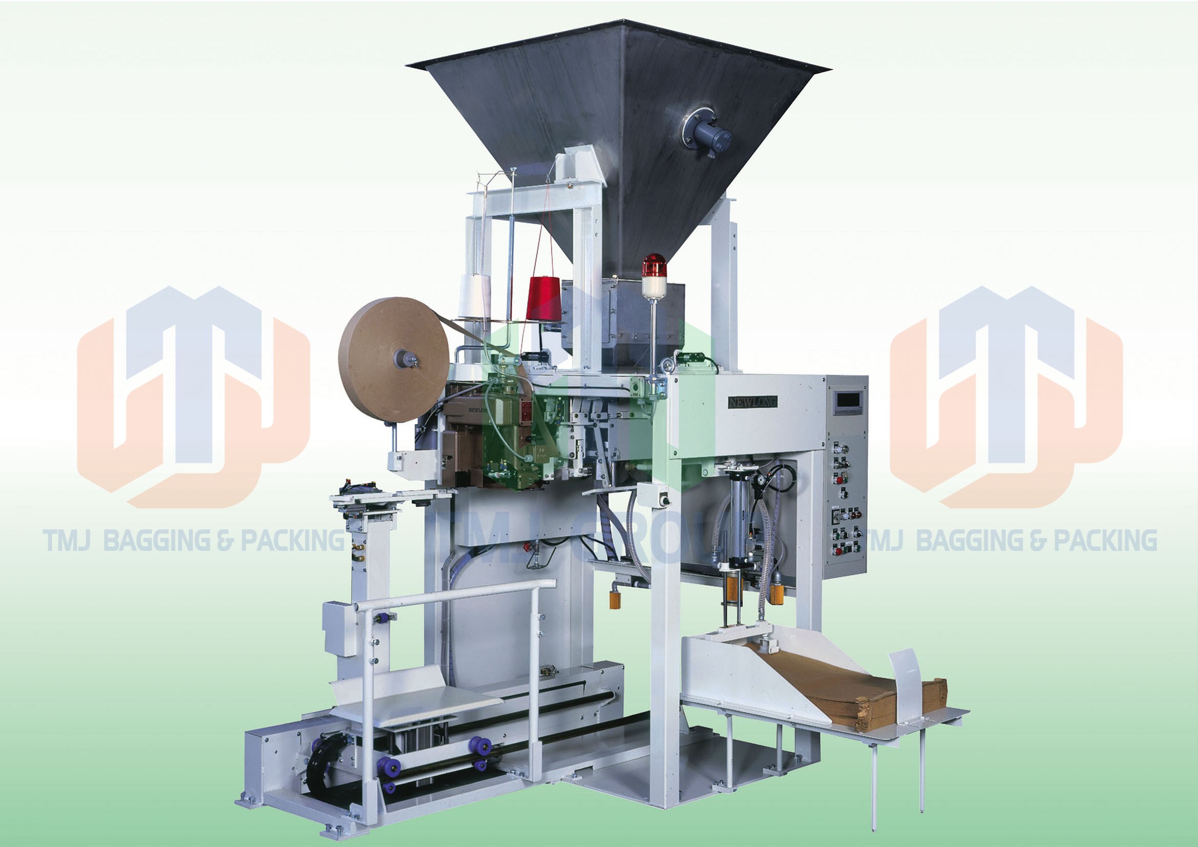 Máy đóng bao tự động trong ngành hạt nhựa