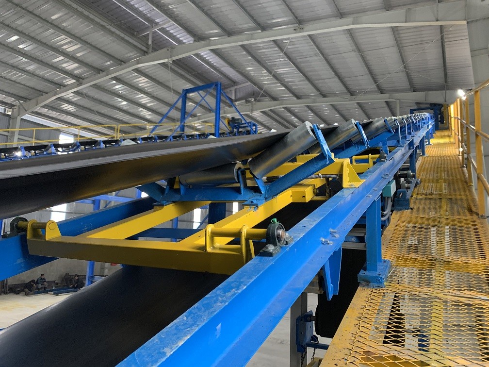 Cân định lượng cân băng tải liên tục vật liệu rời